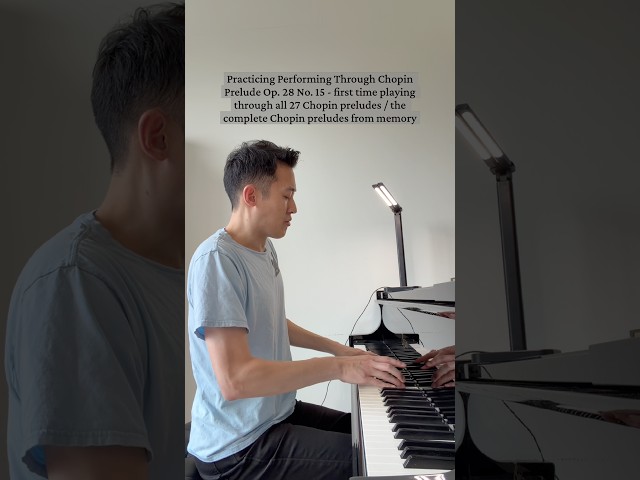 Piano Practice - Chopin Prelude Op. 28 No. 15 (2)  - 8/31/26 #pianolessonsonline