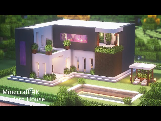 How to Build a Luxury Modern House  | Minecraft Tutorial 🌿 (#40)