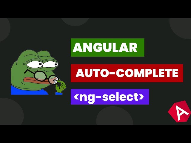 Autcomplete in angular | ng-select
