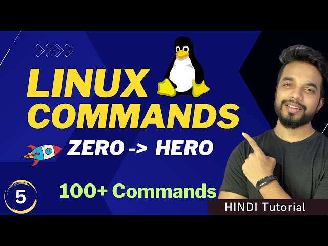 Linux for Beginners in One Video 🔥 100 Commands Explanation [HINDI] | MPrashant