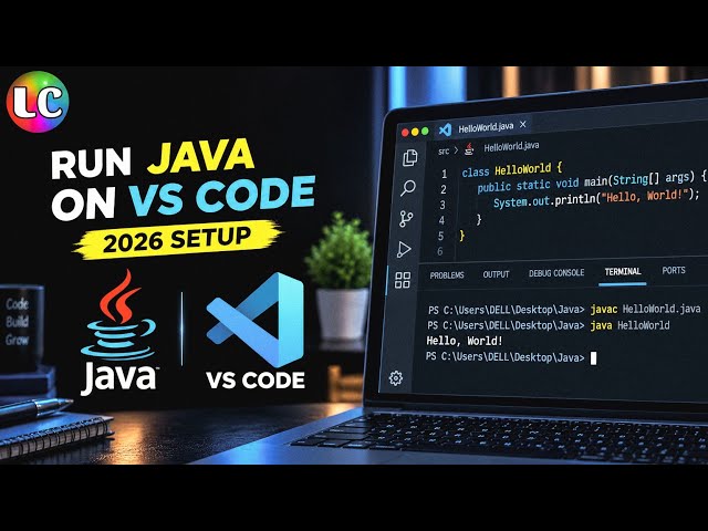 How To Setup JAVA For Visual Studio Code | Installation & Code Example 
