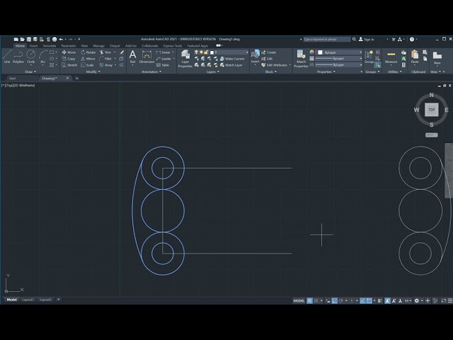رسم هندسي اوتوكاد موضوع رقم 15 مرحلة اولى