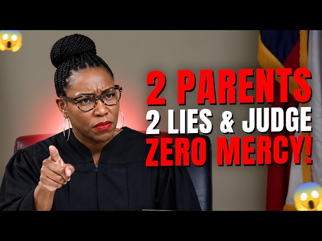 2 Parents Beg The Court For Help One Hides Jealousy, One Dodges Work, Judge Exposes Both