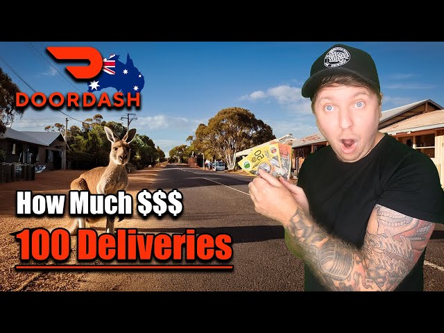 Is Doordash driving 100 Deliveries in Australia worth it?
