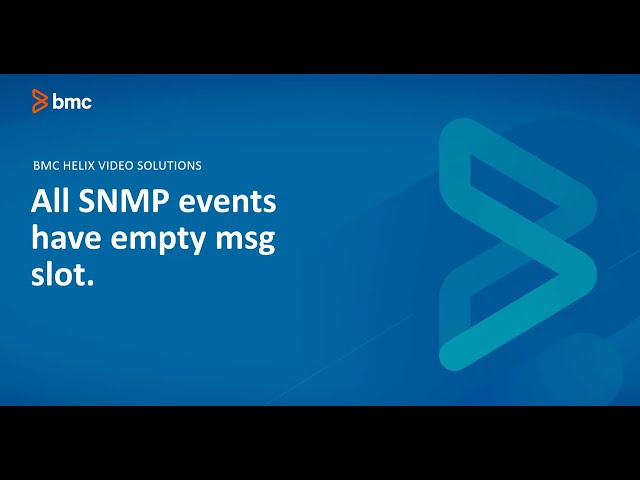 BMC TSOM: All SNMP events have empty msg slot