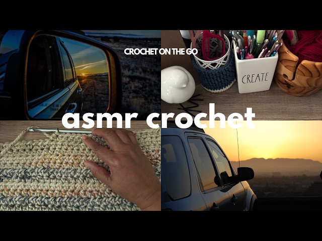 ASMR Crocheting in Truck 🛻