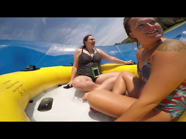 POV: Ray Rush Family Raft Slide at Aquatica Orlando