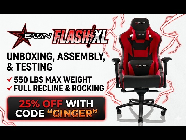 Diablo 1 - Unboxing The E-Win Flash XL Gaming Chair (By Ewinracing.com)