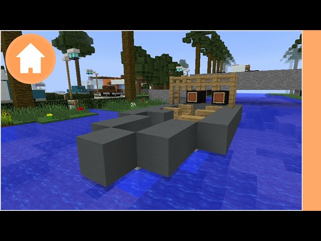 Minecraft 60 Second Builds: Speed Boat