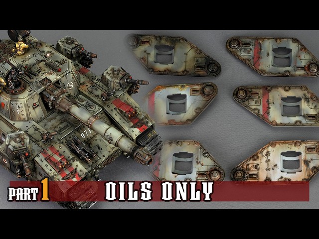 How to Paint Tank Armor with Oils Only (No Airbrush)
