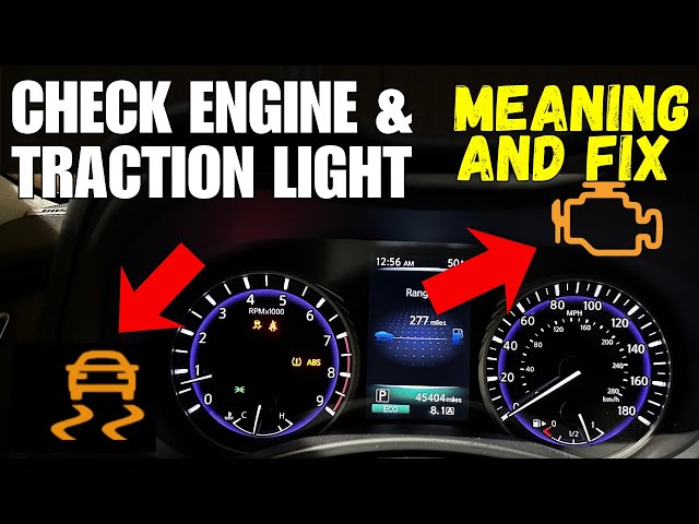 Is Check Engine Light and Traction Control Light On? Here’s What it Means & How to Fix It