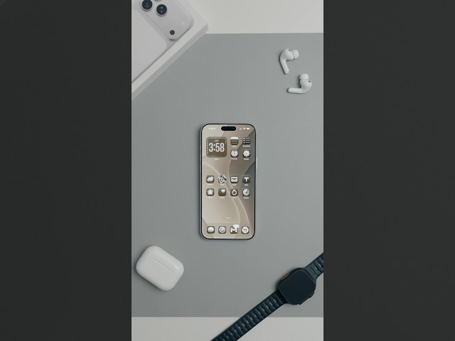 How I set up my minimal ios 26 Home Screen #tech #apple #iphone #ios