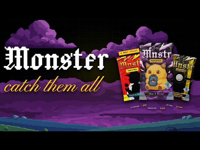 How to Catch 'Em All Grails on Monster (mnstr) | Collectible Gacha Packs Pokémon, One Piece & Sports