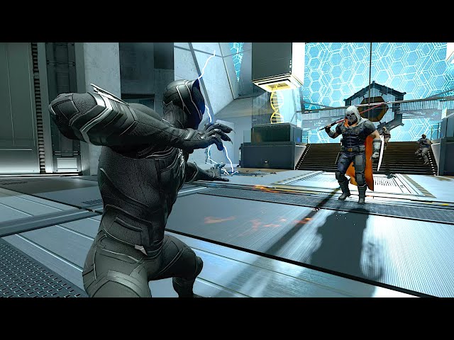 Black Panther Catches Taskmaster - Marvel's Avengers