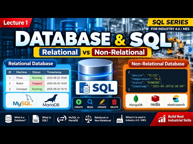 SQL & Databases for Beginners | Relational vs Non-Relational | HeidiSQL | Lecture 1