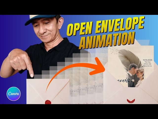 Motion Graphic Tutorial: Open Envelope Animation for Digital Wedding Invitations