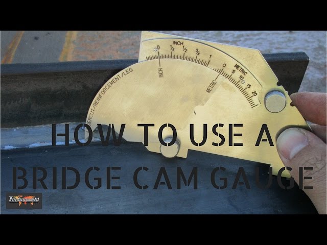 Welding inspection aid - How to use a Bridge Cam Gauge