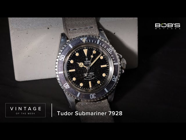 Vintage Tudor Submariner 7928 "Ghost Bezel" - Vintage of the Week Episode 13 | Bob's Watches
