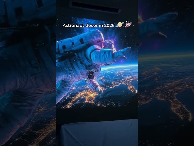 🚀 Astronaut Room Decor in 1995 vs 2026 🌌👀