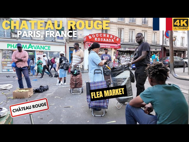 🇫🇷 Walking from Chatêau Rouge to Gare du Nord - Paris France