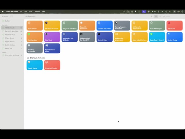 Speed Up Your Mac Recording Setup with Shortcuts! 🚀