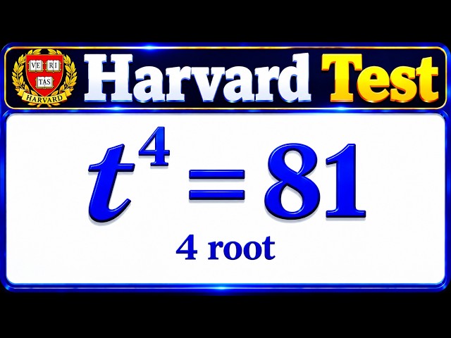 Solve for t in this nice algebra equation | Hardest Math Problem Mathematics | Math Olympiad