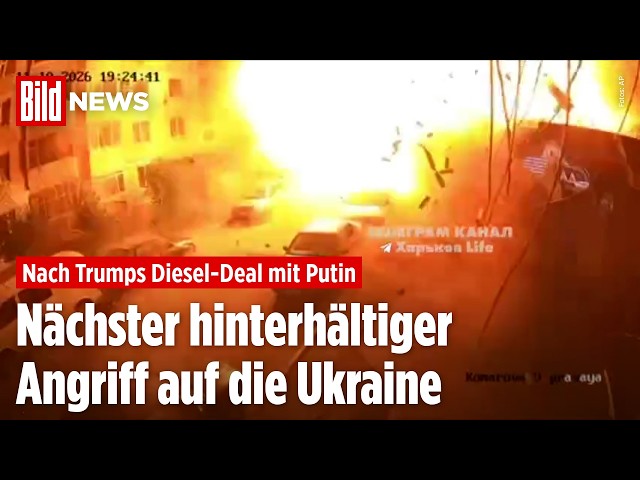 UKRAINE-KRIEG: Gewaltige Explosion! Russen-Rakete schlägt mitten in Wohngebiet ein – Drei Tote!