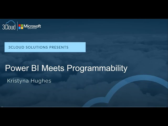 Power BI Meets Programmability – TOM, XMLA, and C#