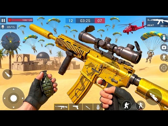 Bandook Wala Game - Gun Shooting Game - Fps Mission Commandos Game - Gun Game - Android Gameplay 