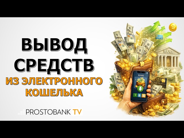 Как вывести средства из электронного кошелька / Як вивести кошти з електронного гаманця