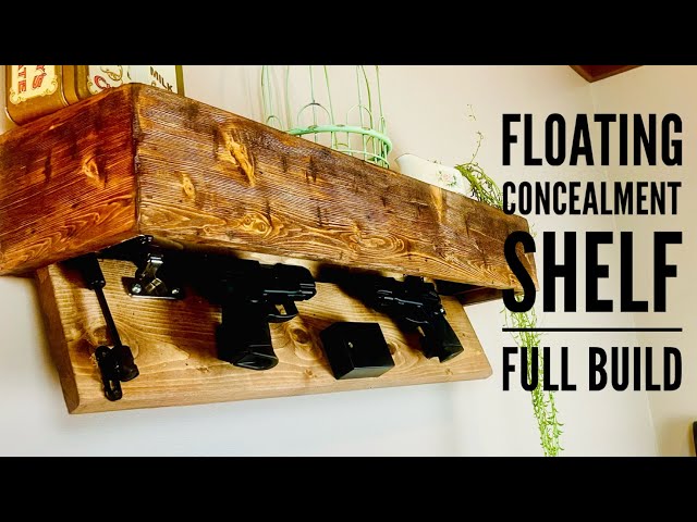 DIY Floating Concealment Shelf / Mantle