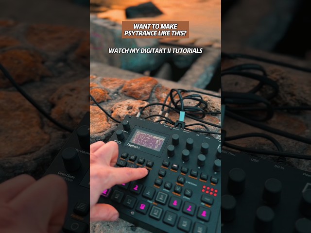 Can You Make Psytrance Like This? 🔥 Digitakt II Tutorial
