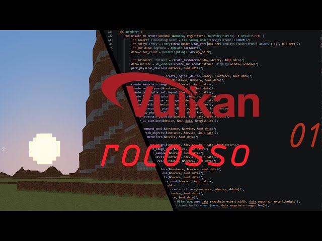 Rust Game dev -01- Making my minecraft clone (Rocosso)