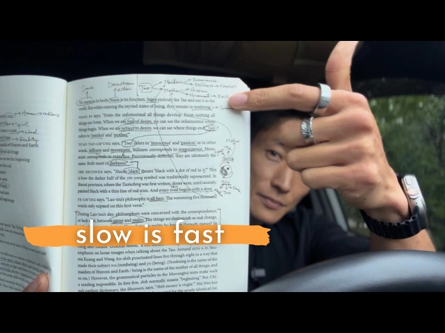 Why I'm Slowing Down (Tao Te Ching #1.5)