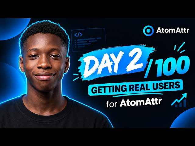 Building in public: Finding my first AtomAttr users (Day 2)