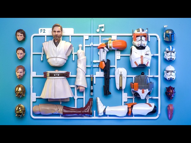 ♪Build: Star Wars｜Obi-Wan｜Clone Commander Cody｜С-ЗРО｜Satisfying beat building｜Speed build｜Model Kit