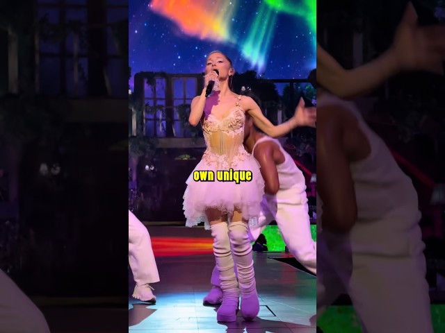 Ariana Grande’s unique way of providing she’s not lip syncing!