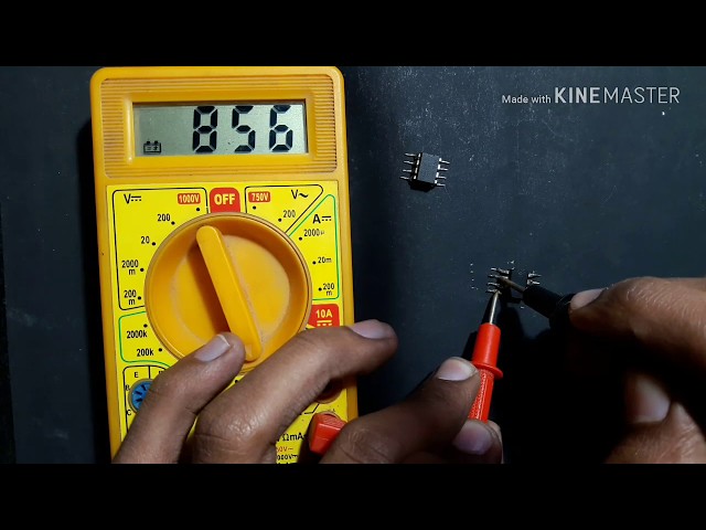 How to check LM358 ic with digital multimeter | LM358 ic testing | lm358 ic ko kaise check karen