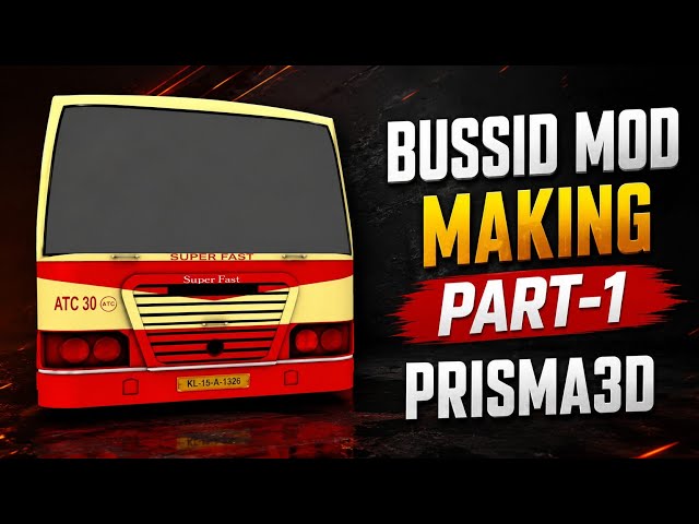 BUSSID Mod Making Part 1 in Prisma3D | Front Model Tutorial  Android 3D Modeling #prisma3d #meshmill