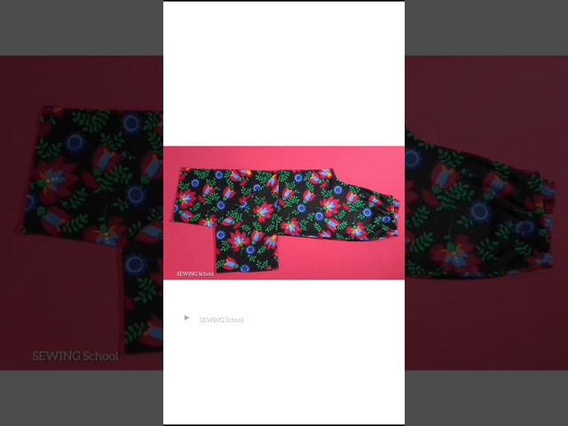 💥Sew pants in 10 minutes without going to the tailor #shortvideo #short #shorts