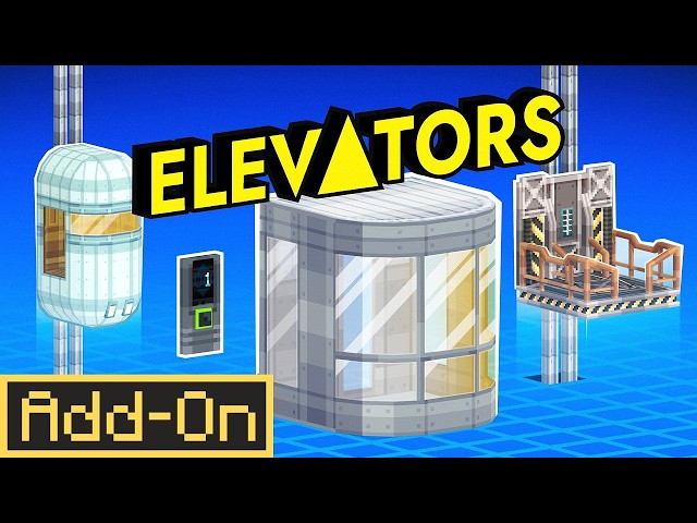 ELEVATORS ADDON Brings REAL Working Elevators to Minecraft!