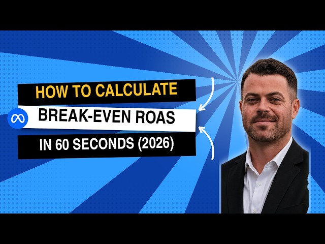 How to Calculate Your Break-Even Meta Ads ROAS (60 Second Simple Formula)