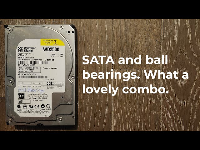 Hard Drive Sounds: WD Caviar WD2500JD-00FYB0
