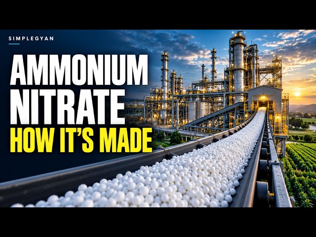 How Ammonium Nitrate Fertilizer Is Made: From Air to Agriculture | Inside the Factory