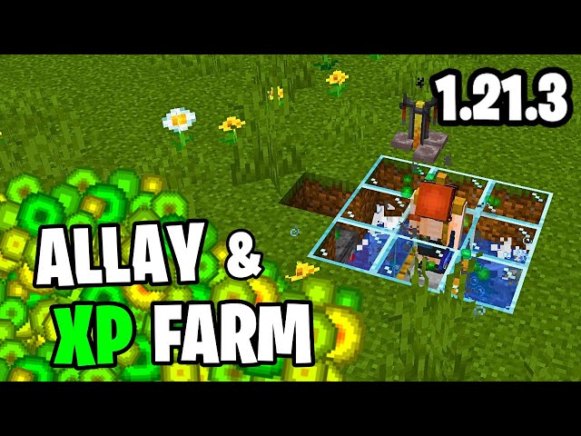 EASIEST ALLAY XP FARM EVER! Minecraft 1.21.3 JAVA