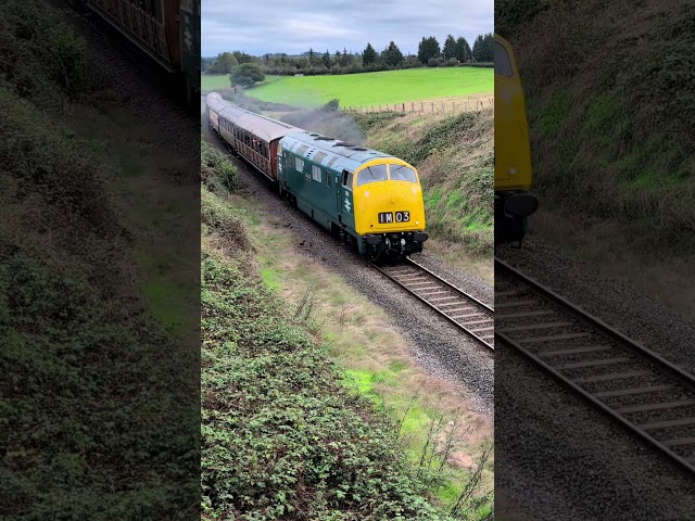 🚆 Greyhound Storms Up Eardington Bank #railway #trains #shorts