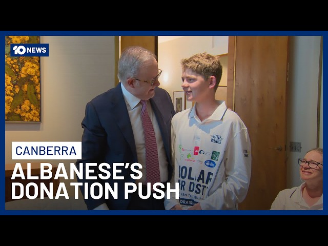 Heartwarming Update On Boy Walking 500km For Charity | 10 News