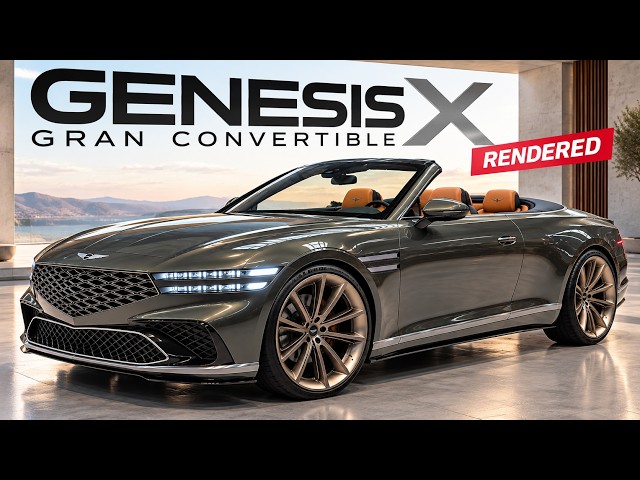 Genesis Just Patented Its Stunning X Gran Convertible