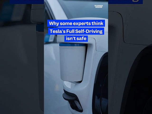 Here's why some #experts think Tesla's Full Self-Driving isn't safe. #Tesla #FSD #selfdriving #cars