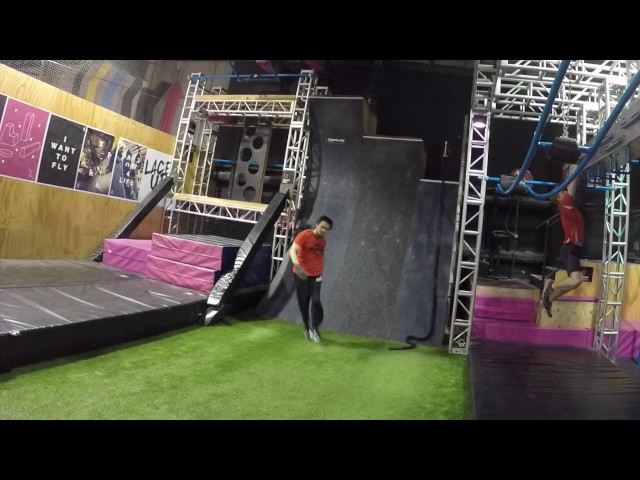 Bounce Inc Glen Iris Melbourne - Wannabe Ninja Warrior Gopro edit